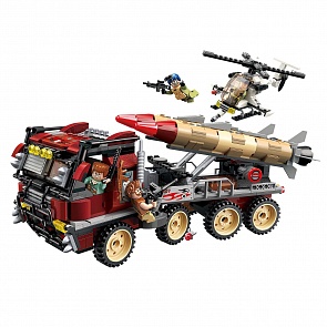 Конструктор – Военная техника с фигурками, 661 деталь (Enlighten Brick, BRICK3207 (9))